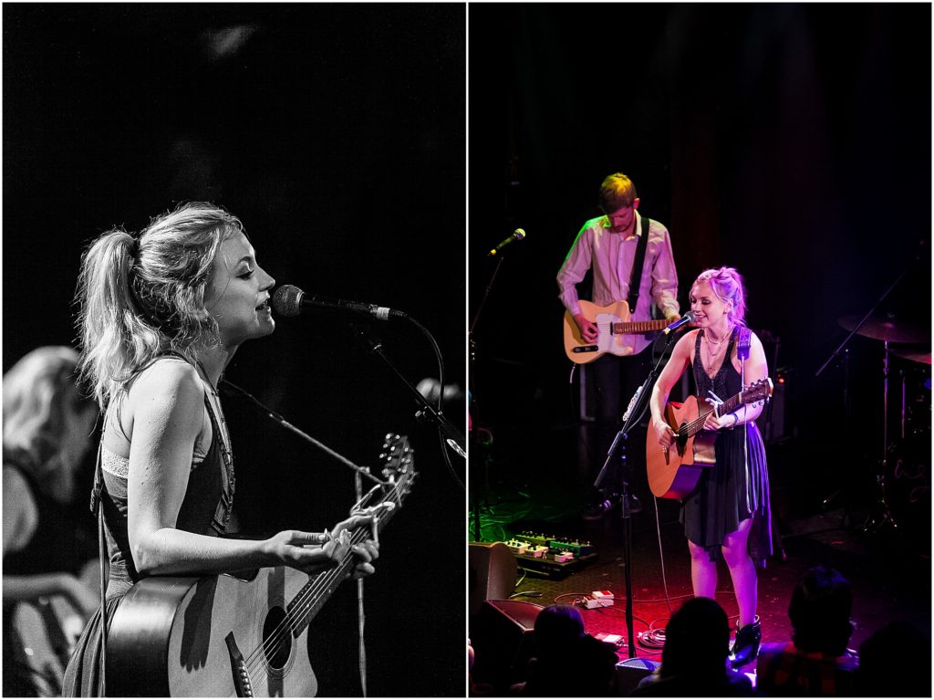Emily Kinney at Troubadour in West Hollywood. Walking dead, acoustic guitar