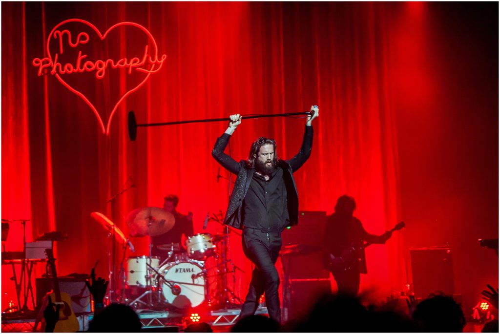 Father John Misty at the Wiltern in Los Angeles, 2015. 