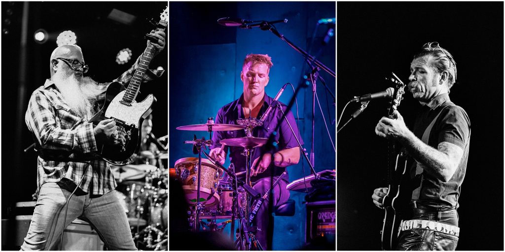 Eagles of Death Metal at Teragram Ballroom 2015 - Jesse Hughes, Dave Catching, Josh Homme, Matt McJunkins