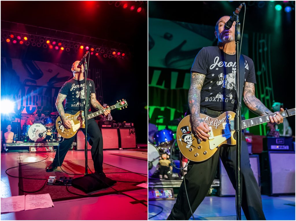 Social Distortion at the Greek Theatre in 2015. Mike Ness, Johnny Two Bags,