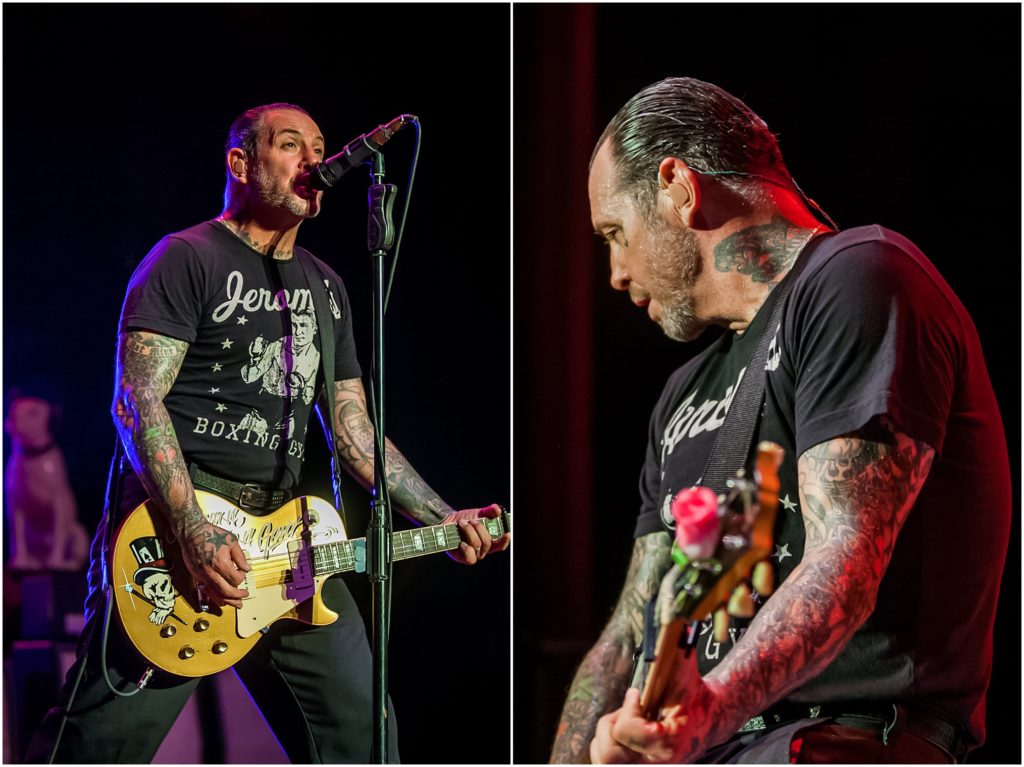 Social Distortion at the Greek Theatre in 2015. Mike Ness, Johnny Two Bags,