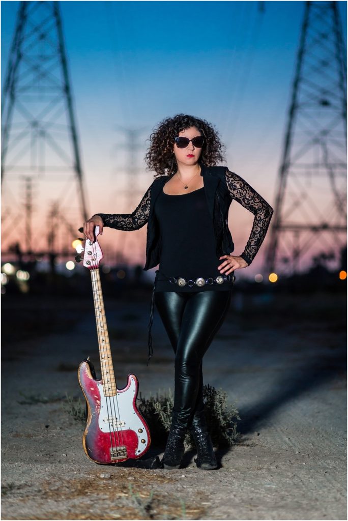 Bonnie Buitrago of Nashville Pussy for Bass Guitar Magazine, 2018