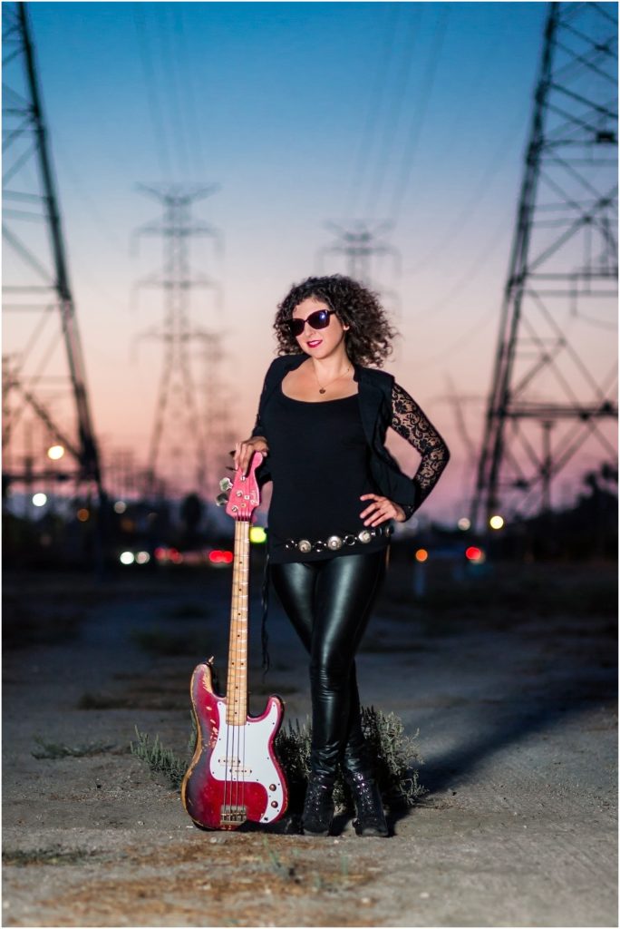 Bonnie Buitrago of Nashville Pussy for Bass Guitar Magazine, 2018