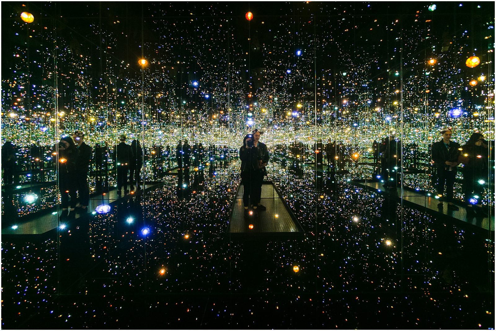 Infinity Mirror Rooms at the Broad Museum