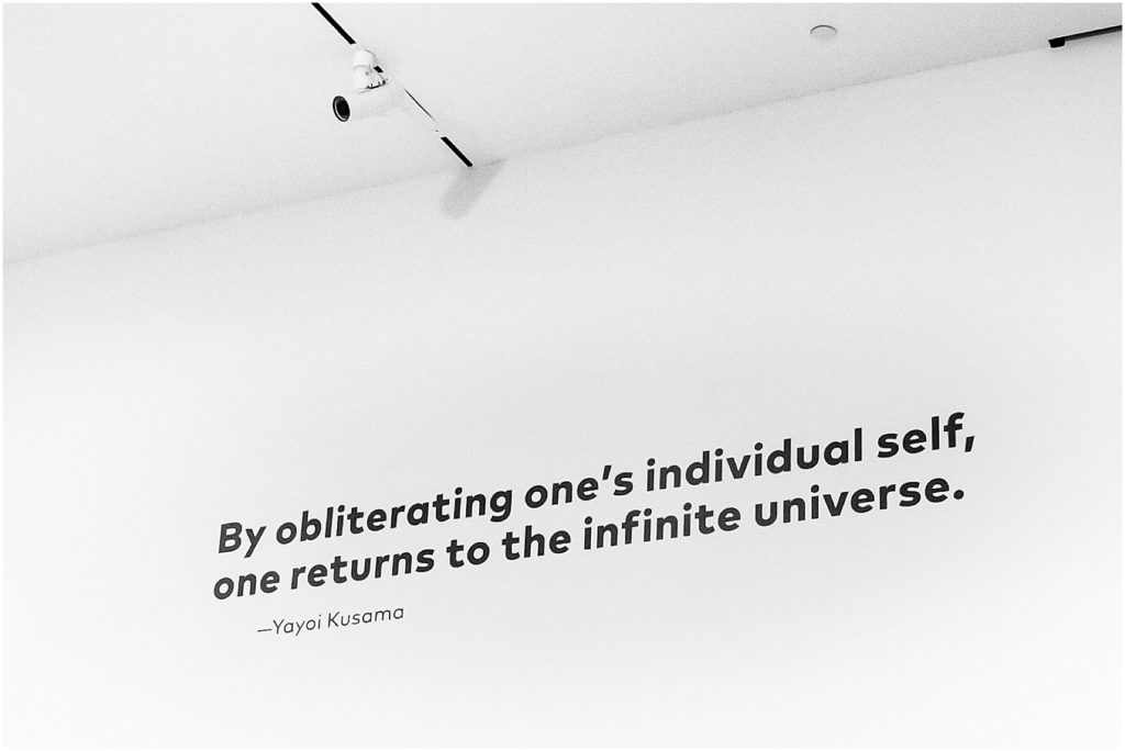Yayoi Kusama's Infinity Mirror Room Exhibit at the Broad Museum in DTLA, 2017.