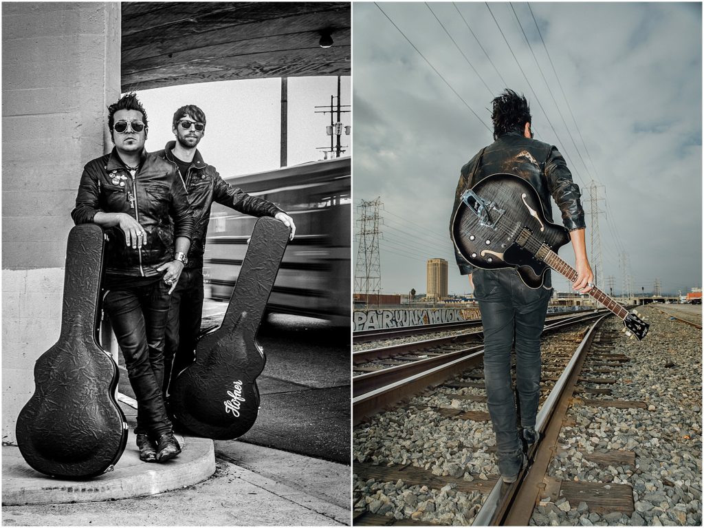 Chris Leyva and Mike Dorsey's Falling Doves promo shoot for their Japan tour in 2017. DTLA.
