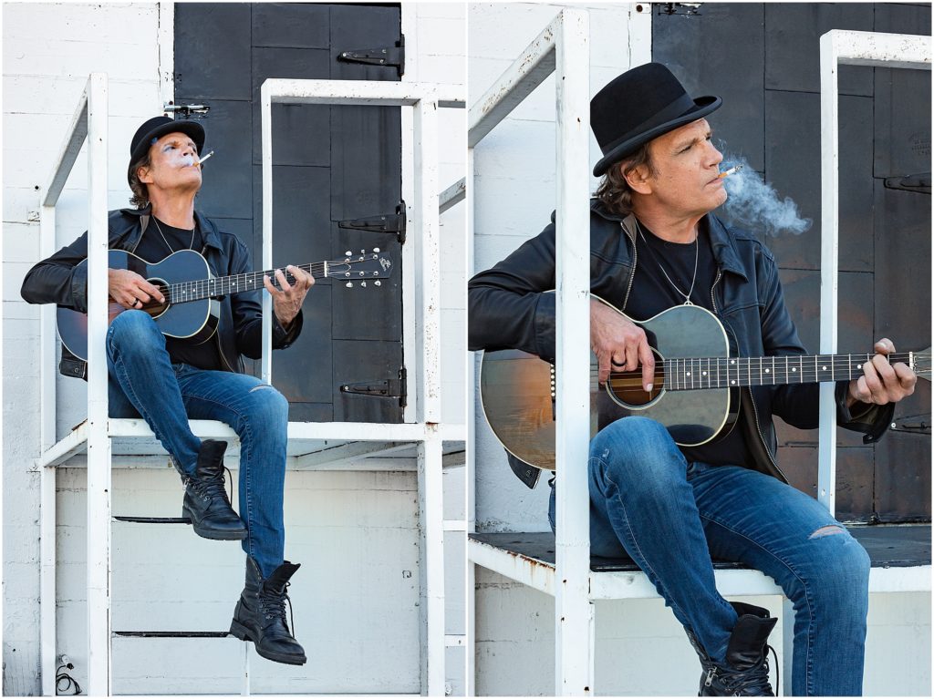 Portrait and promo shoot for Joe Romersa's new album, Who We Are Today. Shot in downtown Los Angeles at Apex Photo Studios.