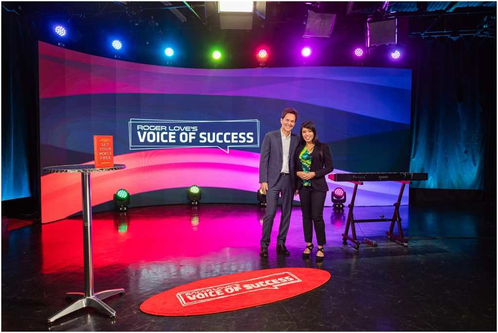 Roger Love Voice of Success Filming, 2021 in Burbank, CA