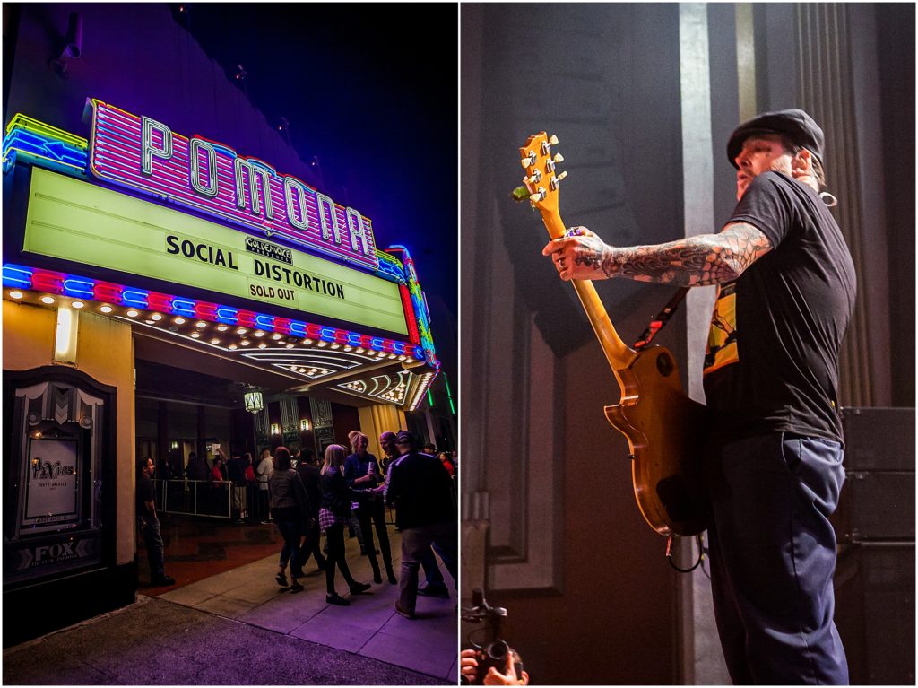 Social Distortion at Fox Theater, 2017. Mike Ness