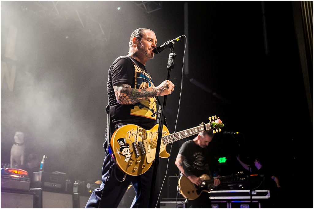 Social Distortion at Fox Theater, 2017. Mike Ness