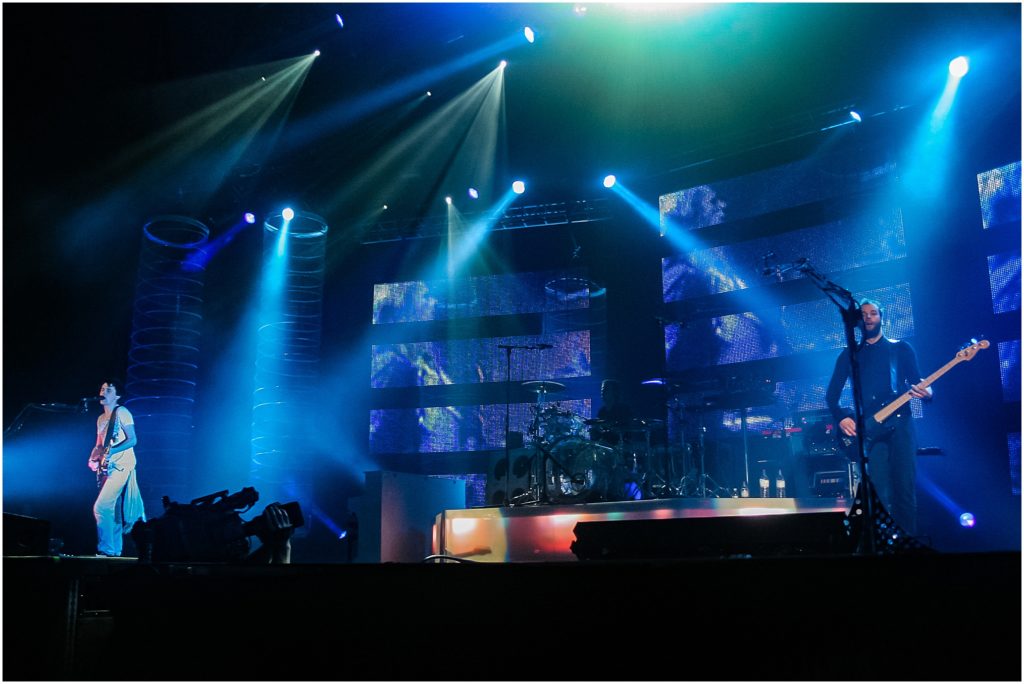 Muse at Civic Auditorium, San Francisco, 2007. Matt Bellamy