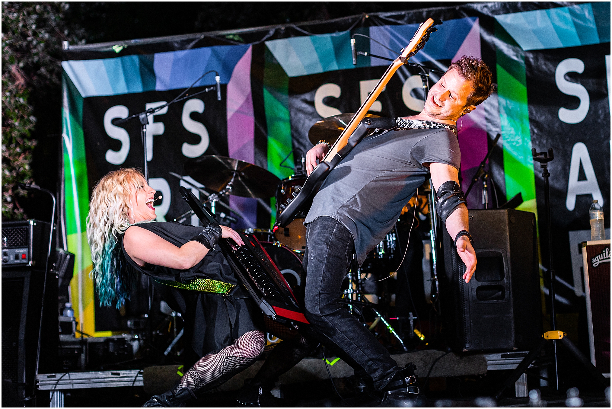 An evening with Rocky Kramer and Prescott Niles from The Knack at the Sante Fe Springs Art Fest with the Rocky Kramer Band.