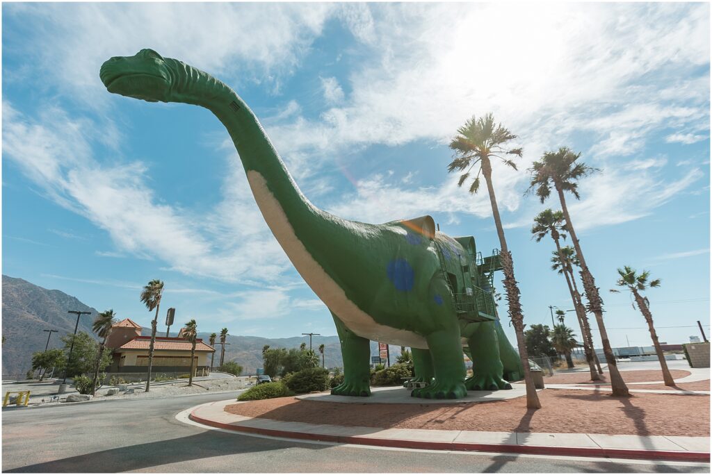 A Day in Yuma, Arizona. California roadside attractions: Cabazon Dinosaurs.