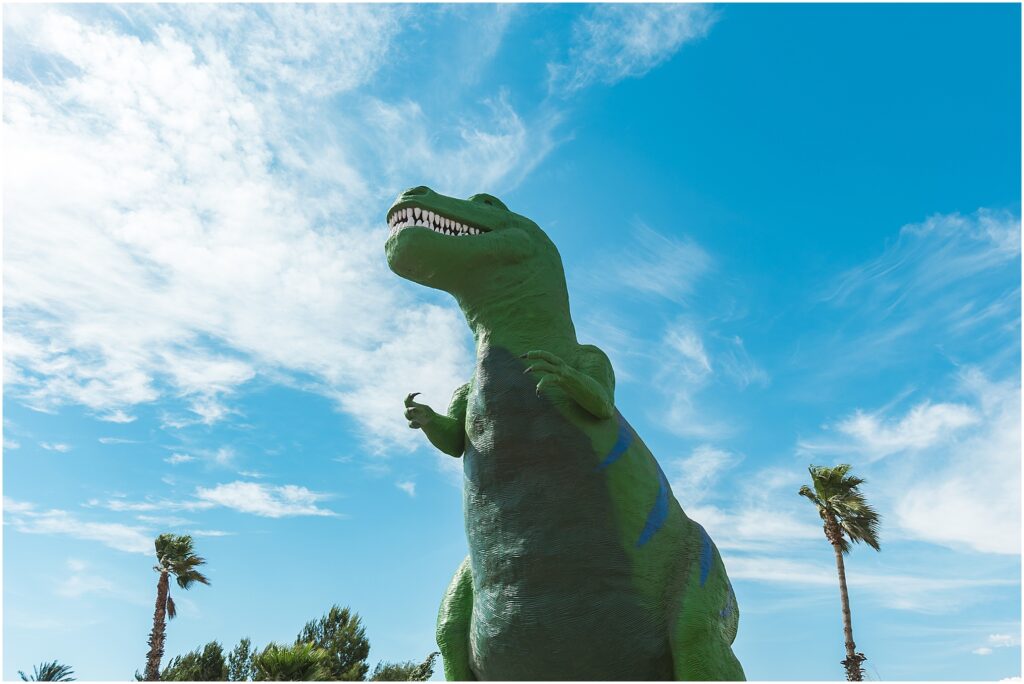 A Day in Yuma, Arizona. California roadside attractions: Cabazon Dinosaurs.