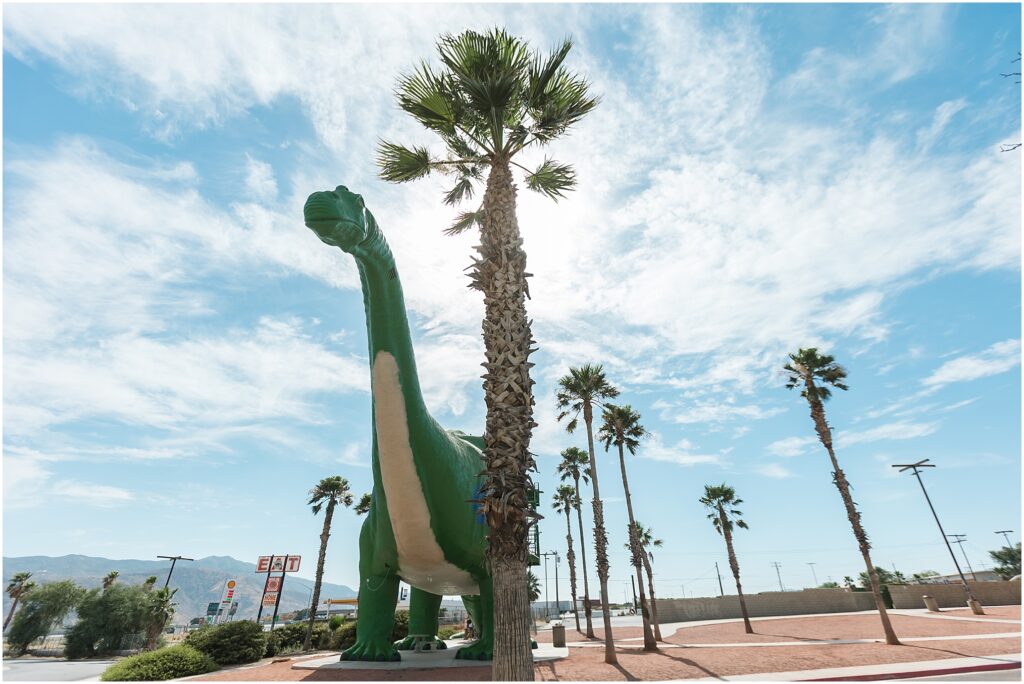 A Day in Yuma, Arizona. California roadside attractions: Cabazon Dinosaurs.