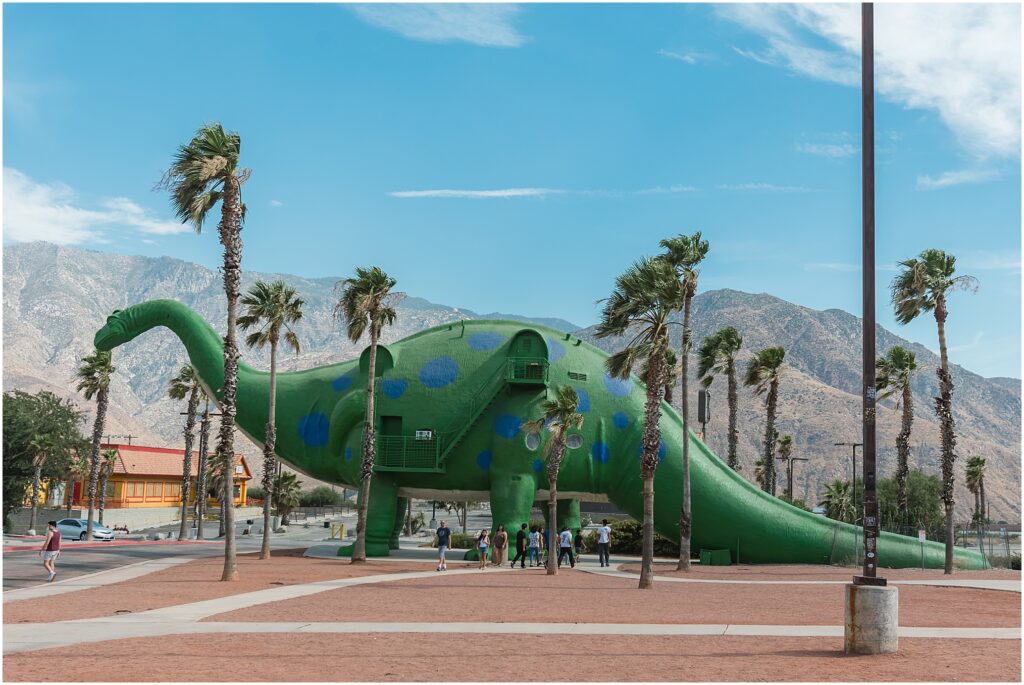 A Day in Yuma, Arizona. California roadside attractions: Cabazon Dinosaurs.