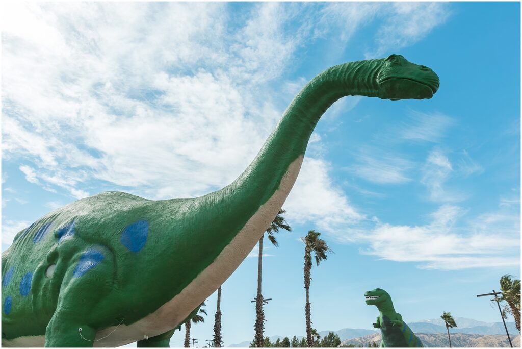 A Day in Yuma, Arizona. California roadside attractions: Cabazon Dinosaurs.