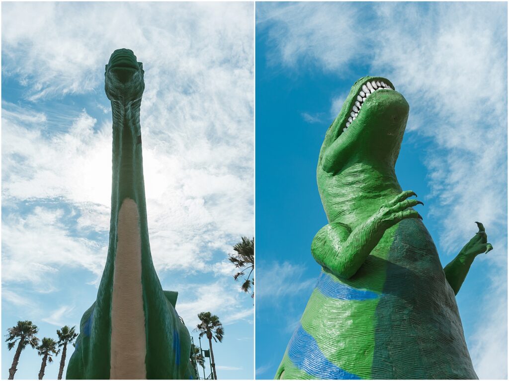 A Day in Yuma, Arizona. California roadside attractions: Cabazon Dinosaurs.