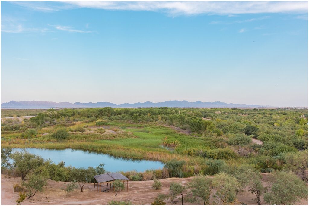 A Day in Yuma, Arizona. Gateway Park, Colorado River, Wetlands