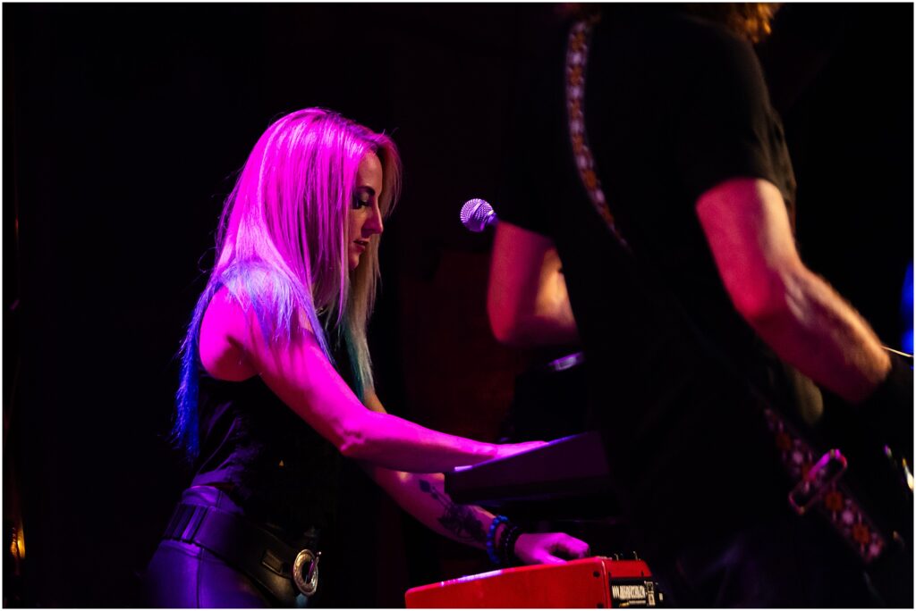 Chevy Metal at the Canyon Club Agoura in Agoura Hills, CA with Allison Piccioni aka Rocky Rose, Elliot Easton of The Cars, Brent Woods (Sebastian Bach), Wiley Hogden, Kenny Arnoff, Rikki Rockett, and the late Taylor Hawkins' son, Shane Hawkins on drums. Charity event for Rock N Roll Rescue.