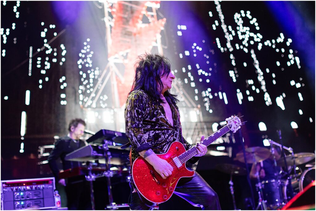 Billy Idol and his band perform at The Chelsea Theater in the Cosmopolitan during his residency in Las Vegas, Nevada. Kelli Hayden Photography