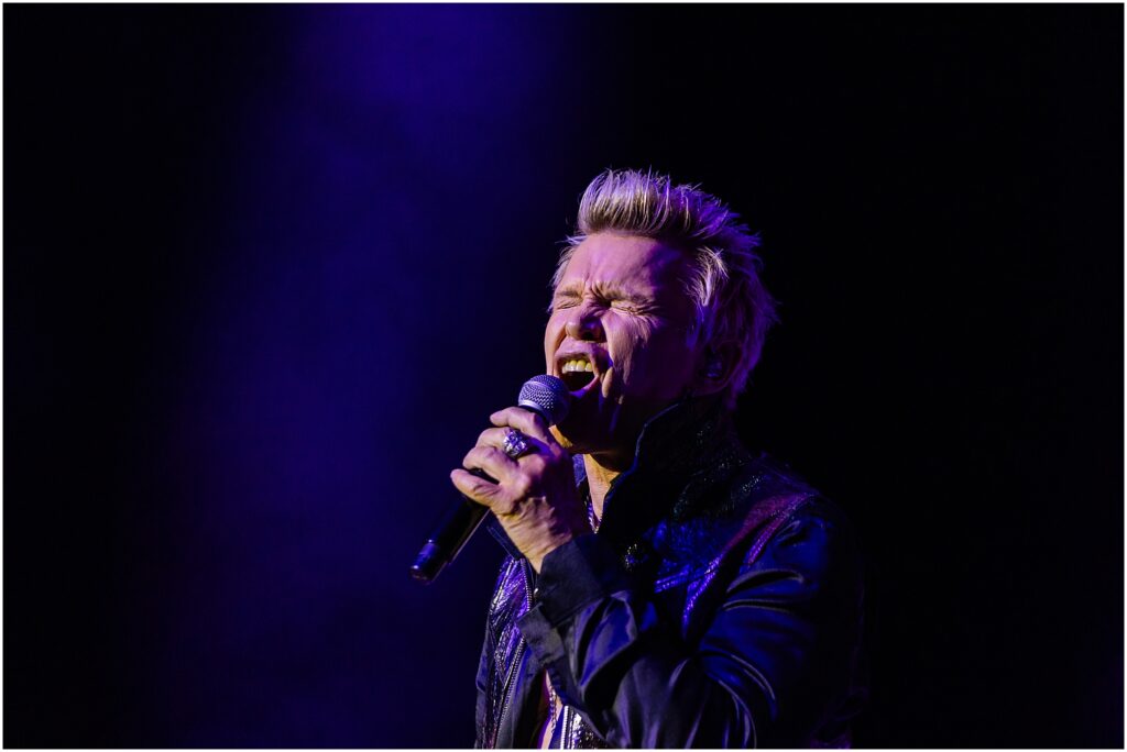 Billy Idol and his band perform at The Chelsea Theater in the Cosmopolitan during his residency in Las Vegas, Nevada. Kelli Hayden Photography