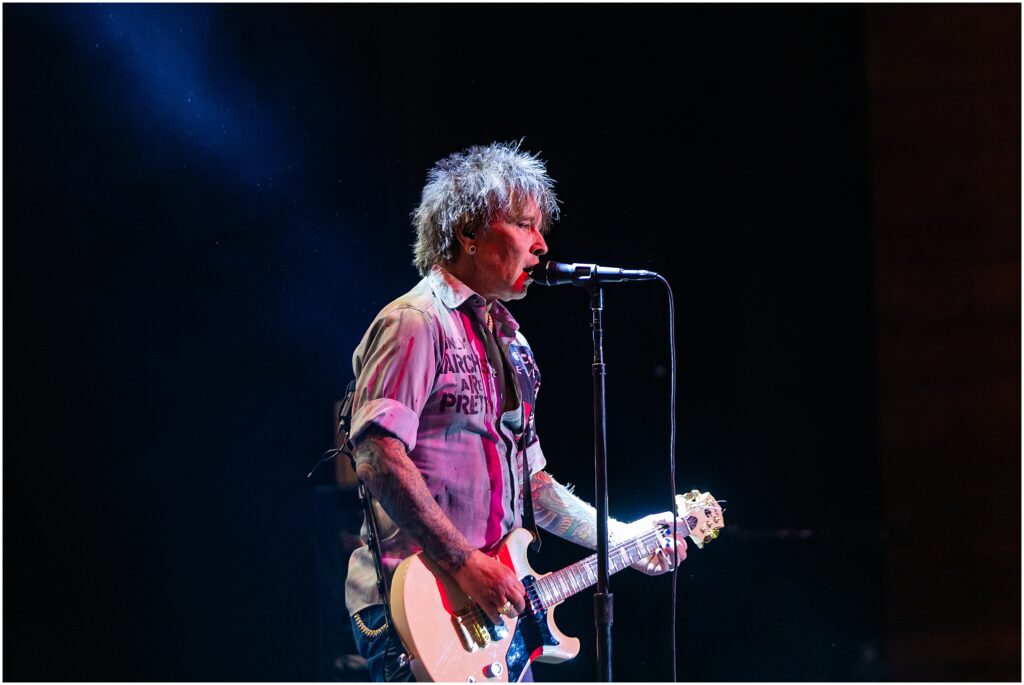 Billy Idol and his band perform at The Chelsea Theater in the Cosmopolitan during his residency in Las Vegas, Nevada. Kelli Hayden Photography