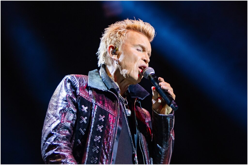 Billy Idol and his band perform at The Chelsea Theater in the Cosmopolitan during his residency in Las Vegas, Nevada. Kelli Hayden Photography