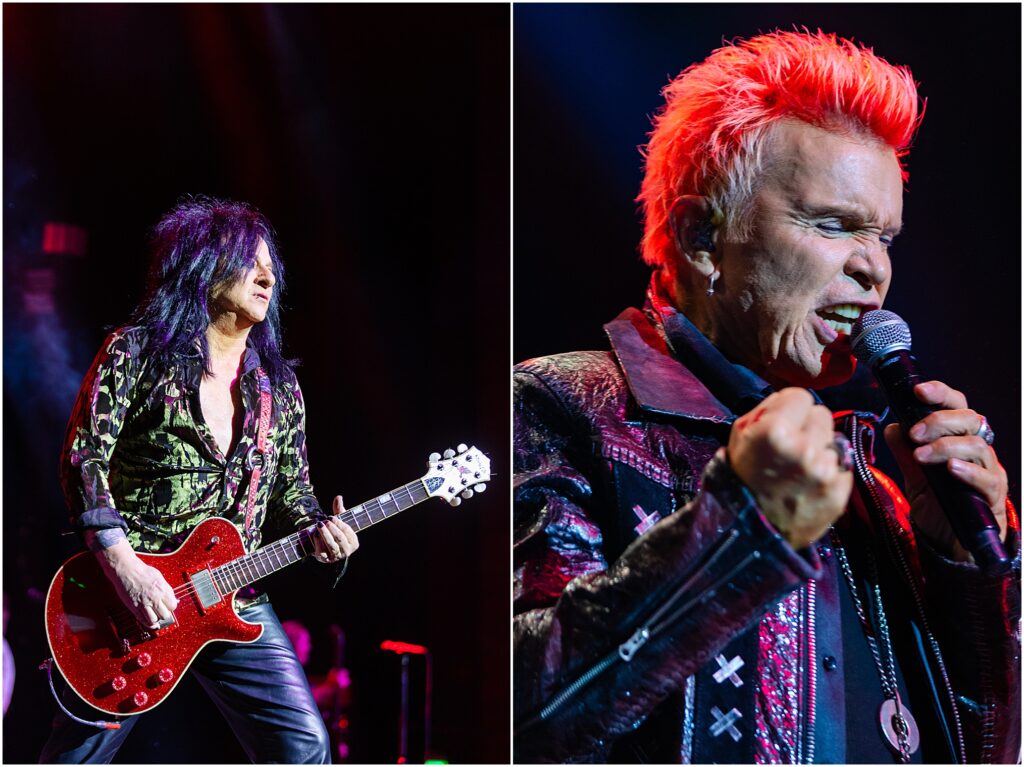 Billy Idol and his band perform at The Chelsea Theater in the Cosmopolitan during his residency in Las Vegas, Nevada. Kelli Hayden Photography