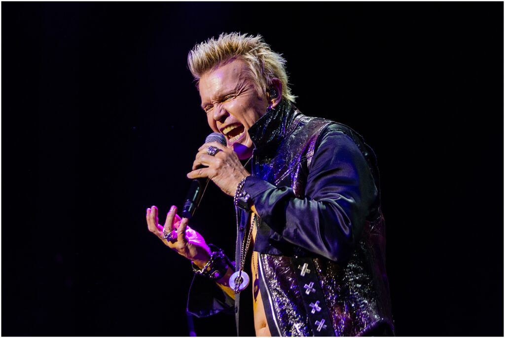 Billy Idol and his band perform at The Chelsea Theater in the Cosmopolitan during his residency in Las Vegas, Nevada. Kelli Hayden Photography