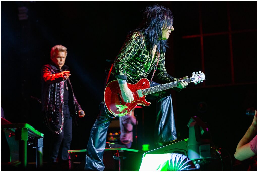 Billy Idol and his band perform at The Chelsea Theater in the Cosmopolitan during his residency in Las Vegas, Nevada. Kelli Hayden Photography