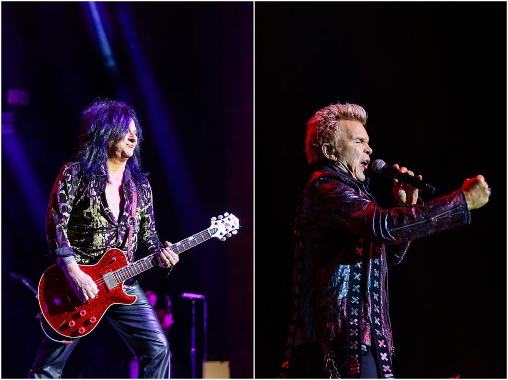 Billy Idol and his band perform at The Chelsea Theater in the Cosmopolitan during his residency in Las Vegas, Nevada. Kelli Hayden Photography