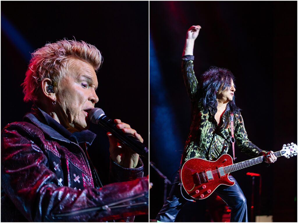 Billy Idol and his band perform at The Chelsea Theater in the Cosmopolitan during his residency in Las Vegas, Nevada. Kelli Hayden Photography