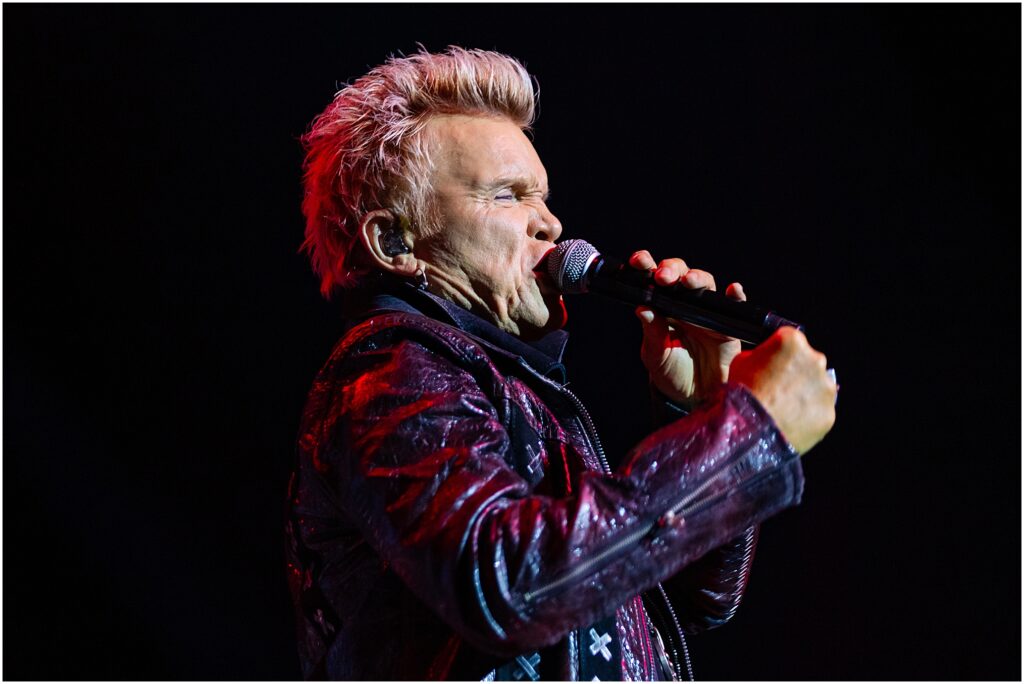 Billy Idol and his band perform at The Chelsea Theater in the Cosmopolitan during his residency in Las Vegas, Nevada. Kelli Hayden Photography