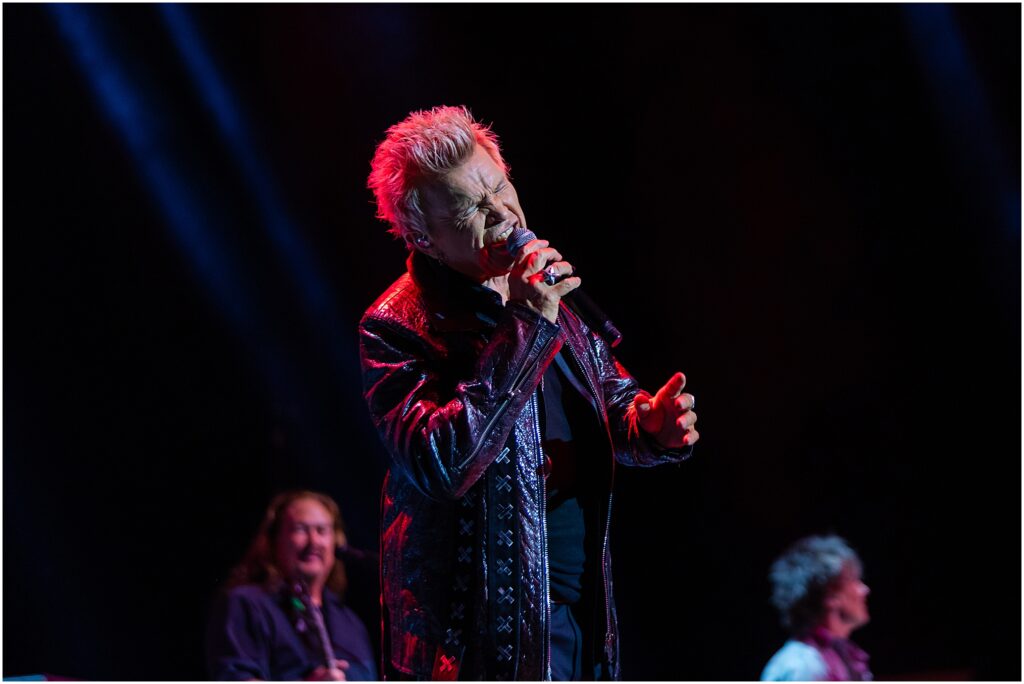 Billy Idol and his band perform at The Chelsea Theater in the Cosmopolitan during his residency in Las Vegas, Nevada. Kelli Hayden Photography