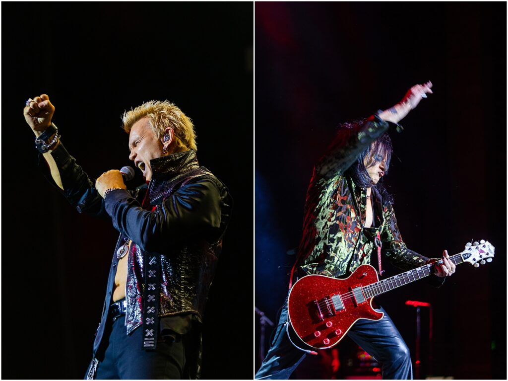 Billy Idol and his band perform at The Chelsea Theater in the Cosmopolitan during his residency in Las Vegas, Nevada. Kelli Hayden Photography