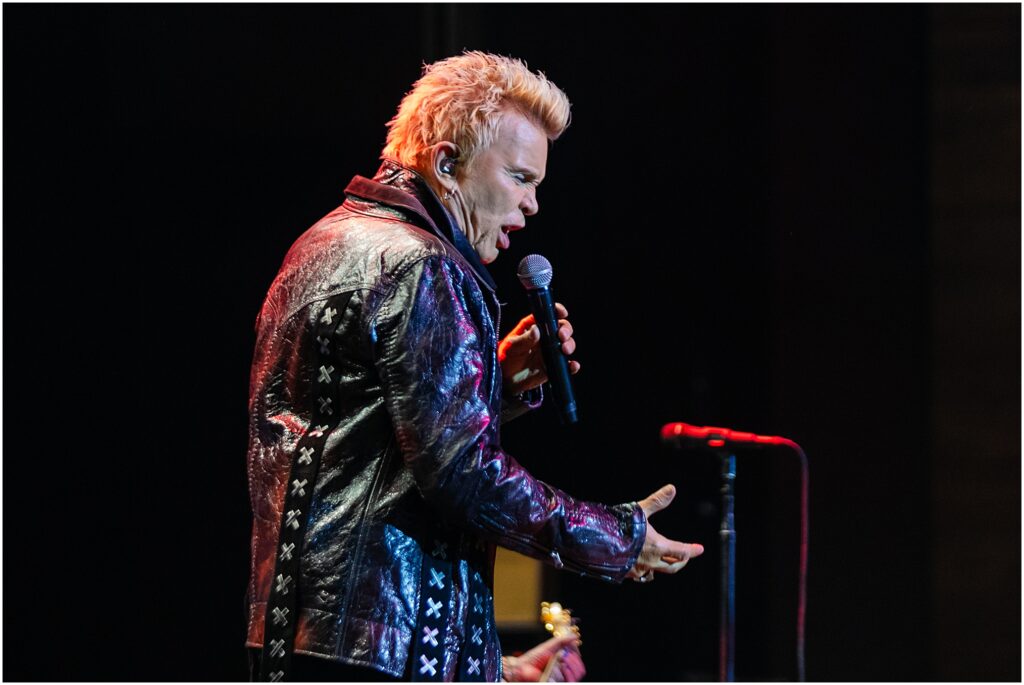 Billy Idol and his band perform at The Chelsea Theater in the Cosmopolitan during his residency in Las Vegas, Nevada. Kelli Hayden Photography