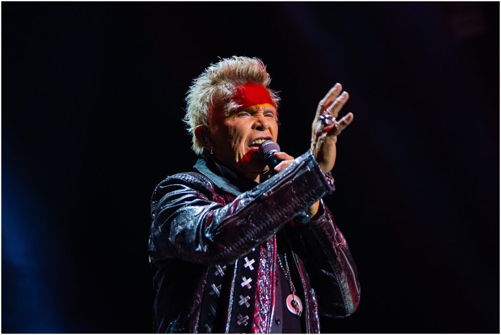 Billy Idol and his band perform at The Chelsea Theater in the Cosmopolitan during his residency in Las Vegas, Nevada. Kelli Hayden Photography