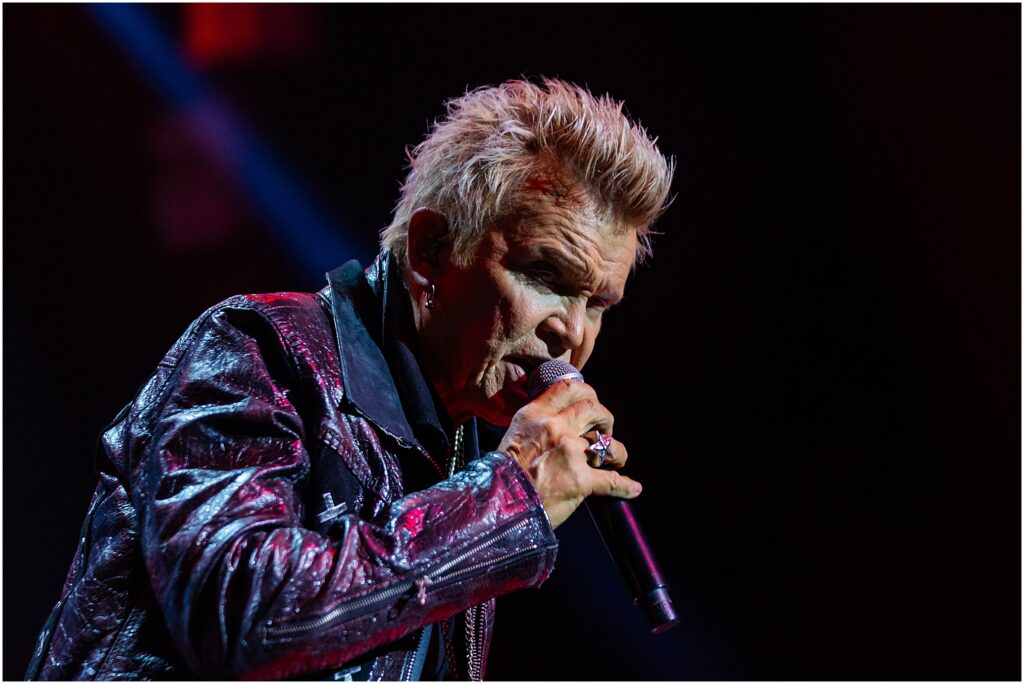 Billy Idol and his band perform at The Chelsea Theater in the Cosmopolitan during his residency in Las Vegas, Nevada. Kelli Hayden Photography