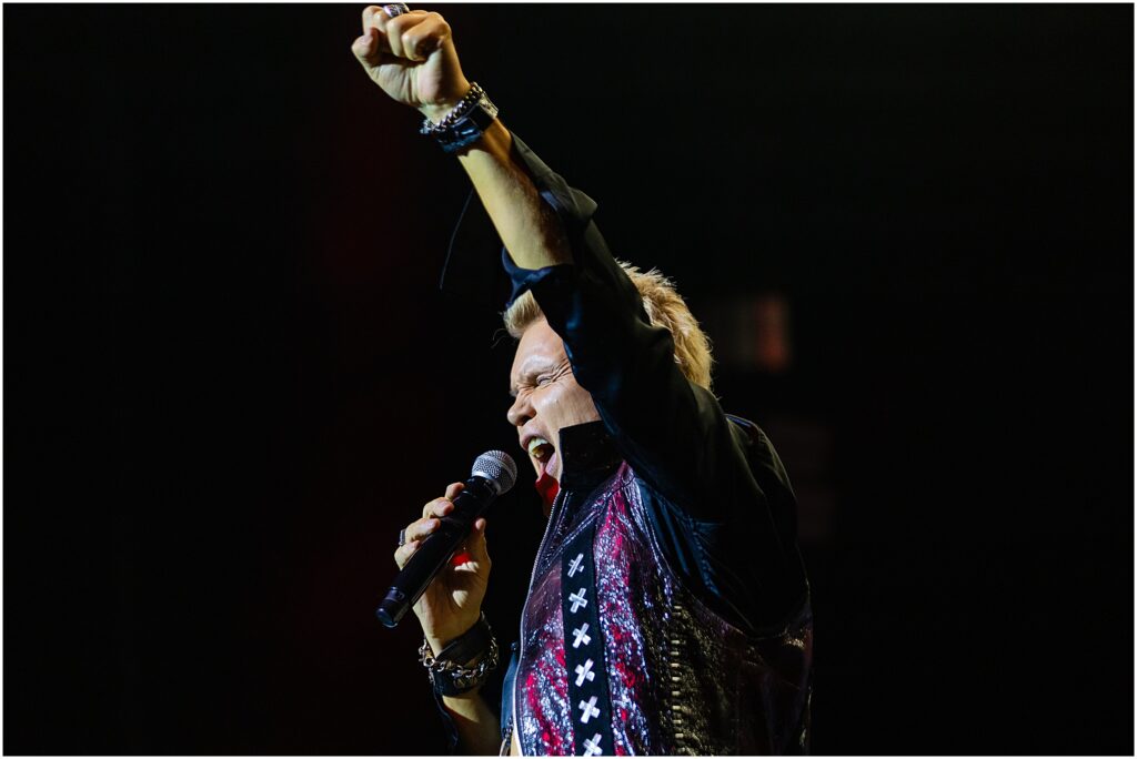 Billy Idol and his band perform at The Chelsea Theater in the Cosmopolitan during his residency in Las Vegas, Nevada. Kelli Hayden Photography