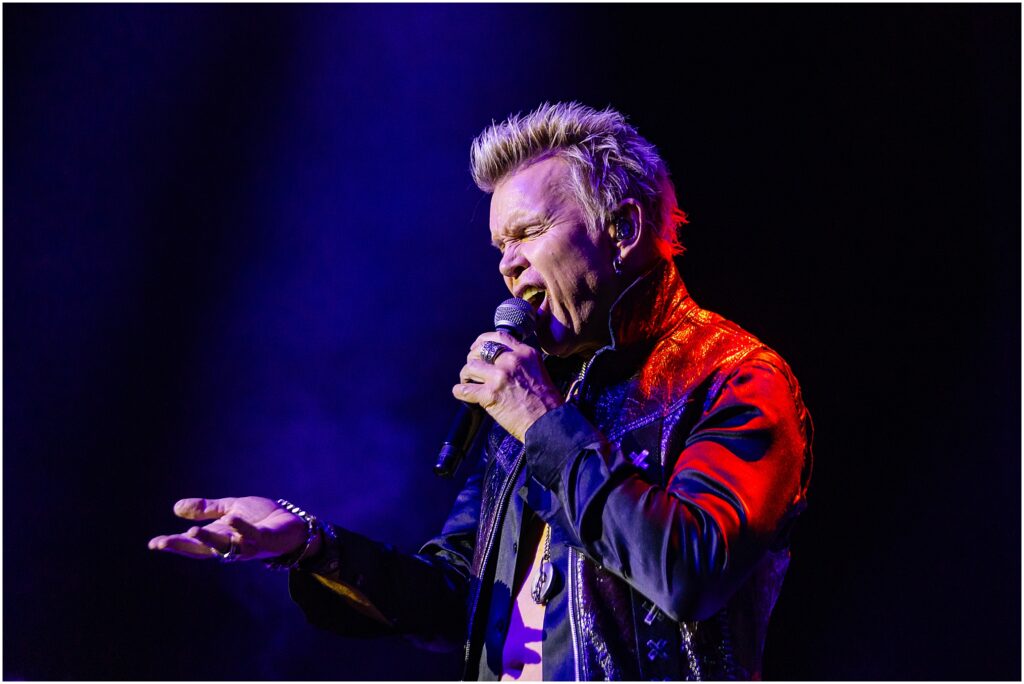 Billy Idol and his band perform at The Chelsea Theater in the Cosmopolitan during his residency in Las Vegas, Nevada. Kelli Hayden Photography