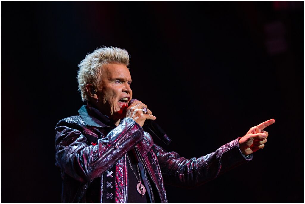 Billy Idol and his band perform at The Chelsea Theater in the Cosmopolitan during his residency in Las Vegas, Nevada. Kelli Hayden Photography