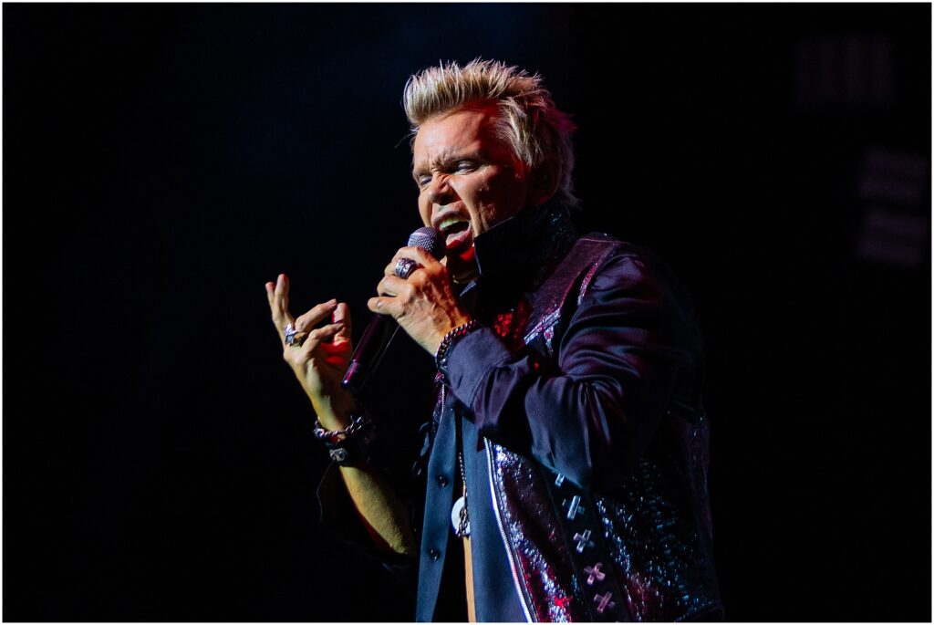 Billy Idol and his band perform at The Chelsea Theater in the Cosmopolitan during his residency in Las Vegas, Nevada. Kelli Hayden Photography