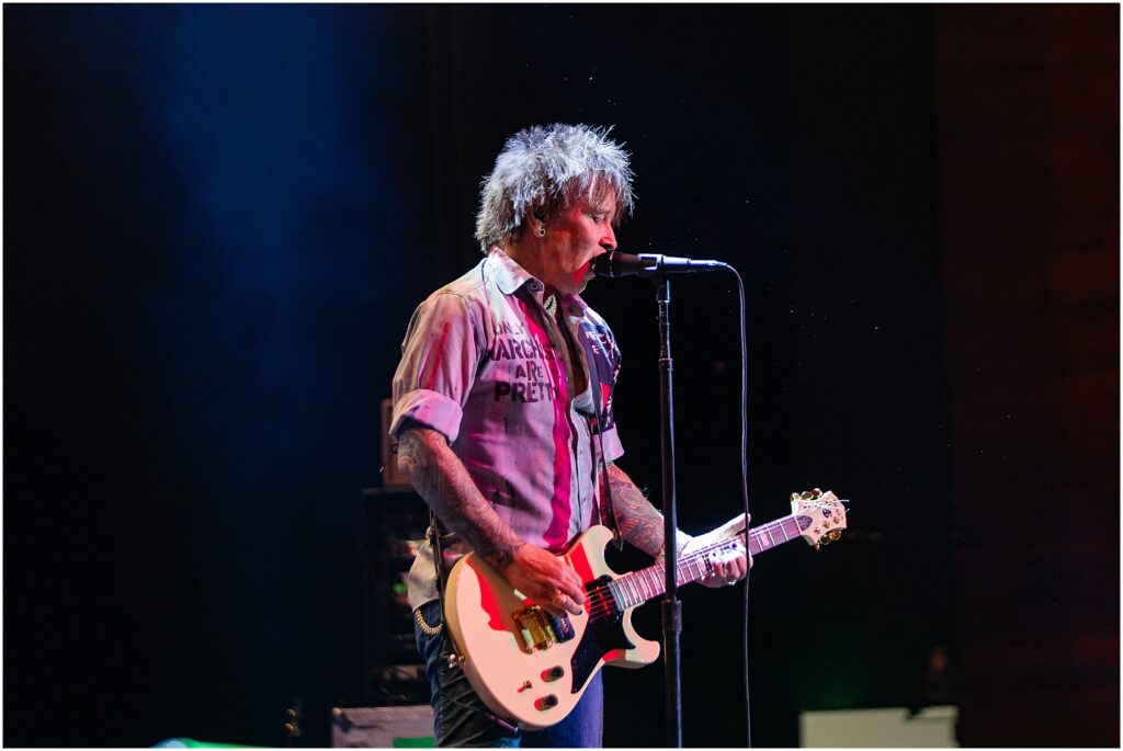 Billy Idol and his band perform at The Chelsea Theater in the Cosmopolitan during his residency in Las Vegas, Nevada. Kelli Hayden Photography