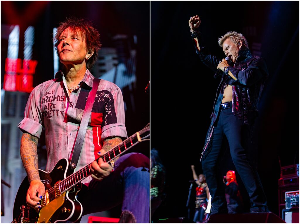 Billy Idol and his band perform at The Chelsea Theater in the Cosmopolitan during his residency in Las Vegas, Nevada. Kelli Hayden Photography