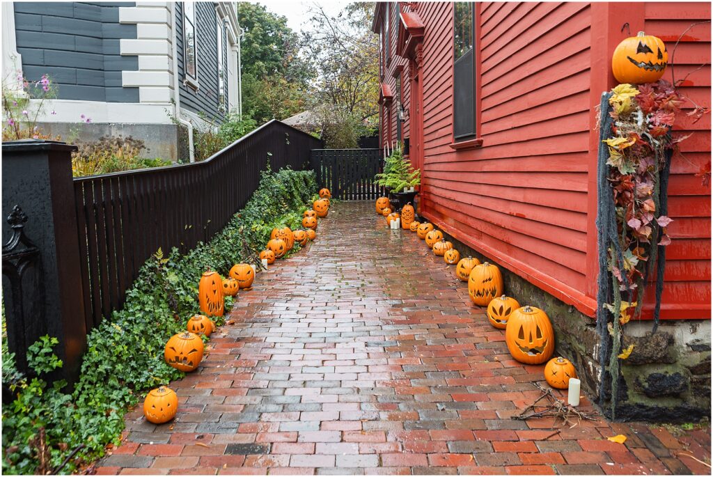 Salem, Massachusetts for Halloween. Essex Street Salem, MA