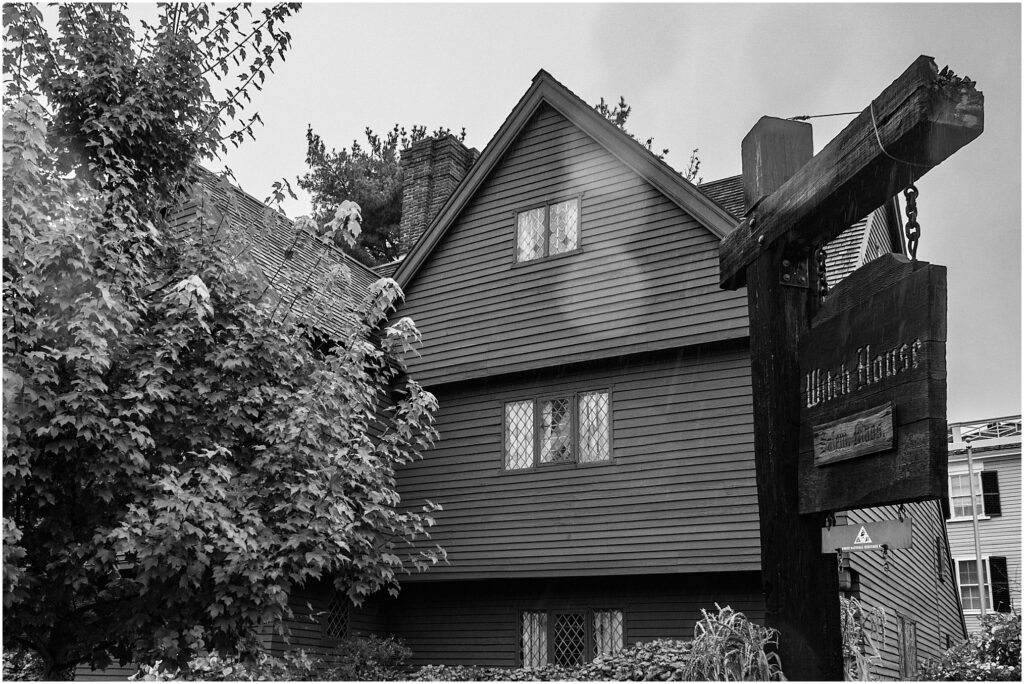 Salem, Massachusetts for Halloween. The Jonathan Corwin House aka the Witch House - 310 Essex Street Salem, MA 