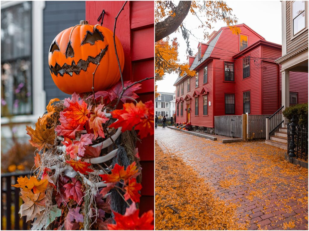 Salem, Massachusetts for Halloween. Essex Street Salem, MA