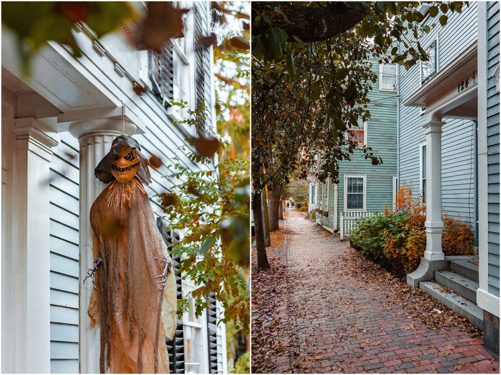 Salem, Massachusetts for Halloween. Essex Street Salem, MA