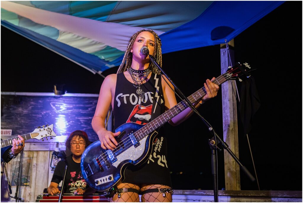 The Support Sake Tour! American rock band, The Falling Doves, traveled around Japan to perform their music and help bring some awareness to the diminishing Japanese sake industry by bridging music and culture. - SURFERS, Zushi Beach